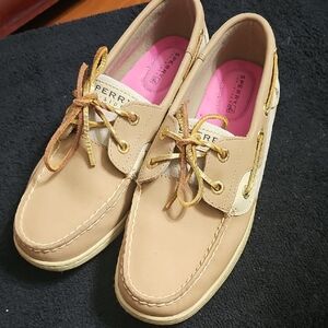 Sperry Tan Boat Shoes